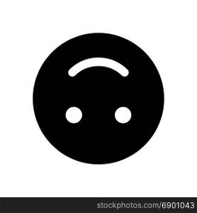 upside down emoji, icon on isolated background