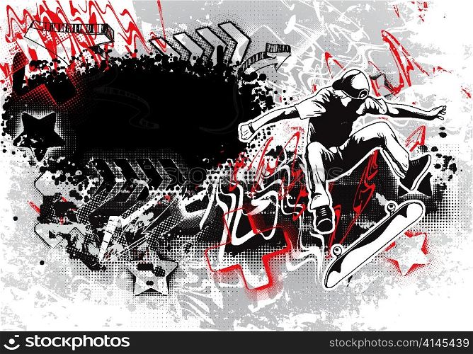 urban grunge background vector illustration