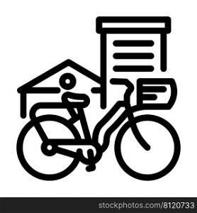urban riding line icon vector. urban riding sign. isolated contour symbol black illustration. urban riding line icon vector illustration