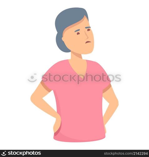 Urinary menopause icon cartoon vector. Woman balance. Hormone health. Urinary menopause icon cartoon vector. Woman balance