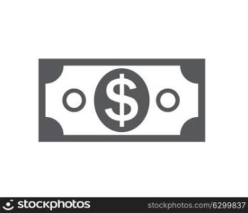 US Dollar Stack Paper Banknotes Icon Sign Business Finance Money Concept Vector Illustration EPS10. US Dollar Stack Paper Banknotes Icon Sign Business Finance Mone