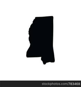 US states map. icon. vector. logo template