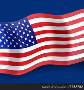 USA flag background template. Vector Illustration EPS10. USA flag background template. Vector Illustration. EPS10