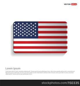 USA flag design vector