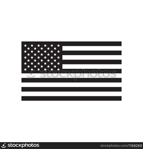 Usa flag graphic design template vector isolated illustration