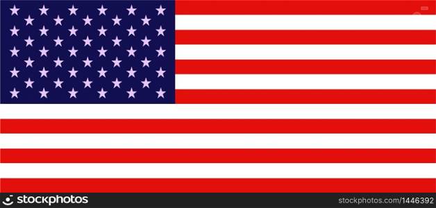 USA flag icon. Official symbol of the United States. vector eps10. USA flag icon. Official symbol of the United States. vector