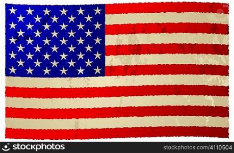 Usa grunge flag with ripple effect ideal background image