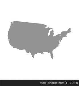 USA map vector. Vector design abstract illustration