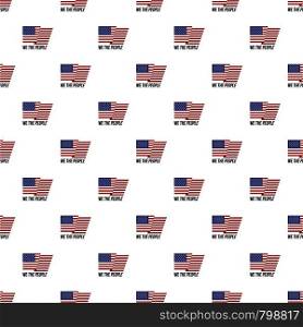 Usa we the people pattern seamless vector repeat for any web design. Usa we the people pattern seamless vector