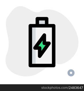 Usage of charged battery to power gadgets.