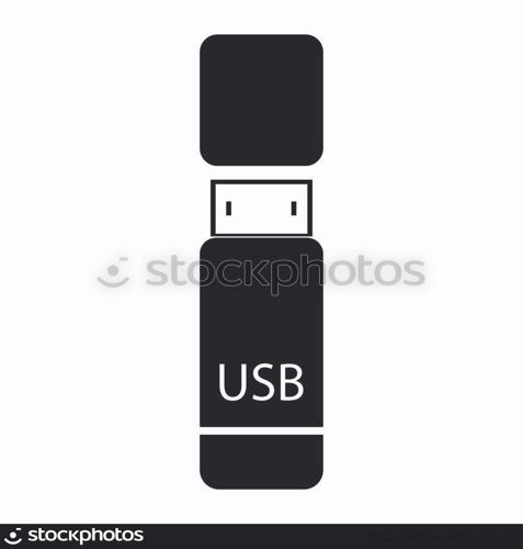 usb data transfer logo vektor template