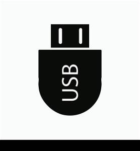 usb data transfer logo vektor template