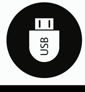 usb data transfer logo vektor template