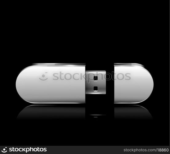 Usb flash drive gray