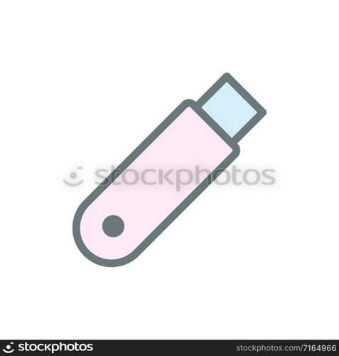 Usb Flash drive icon vector design template