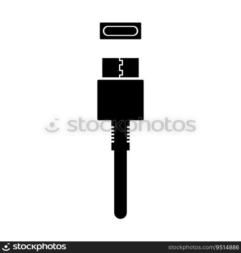 usb icon vector template illustration logo design