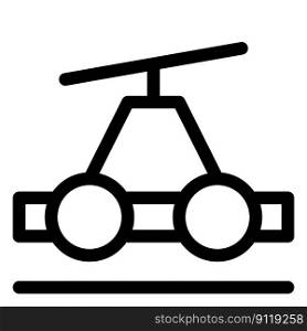 Use of handcar for railroad inspection.