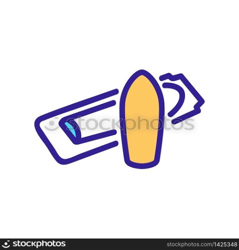 use of suppositories for hemorrhoids icon vector. use of suppositories for hemorrhoids sign. color symbol illustration. use of suppositories for hemorrhoids icon vector outline illustration