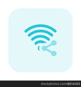 Use of wifi for transferring data between devices.