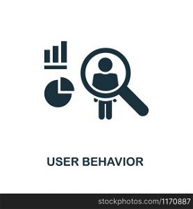 User Behavior icon. Monochrome style design from big data collection. UI. Pixel perfect simple pictogram user behavior icon. Web design, apps, software, print usage.. User Behavior icon. Monochrome style design from big data icon collection. UI. Pixel perfect simple pictogram user behavior icon. Web design, apps, software, print usage.