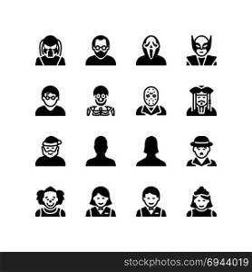 User character icon set