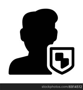 User Defense, icon on isolated background