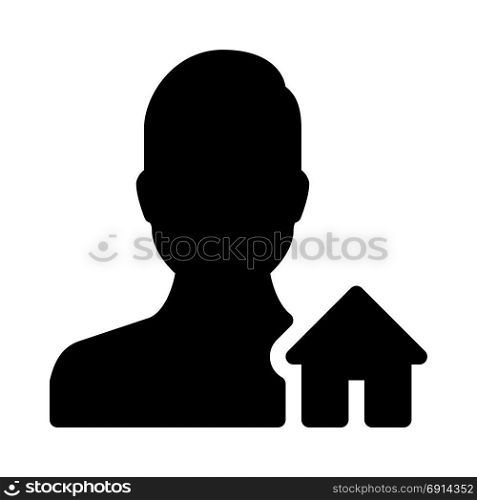 User House, icon on isolated background