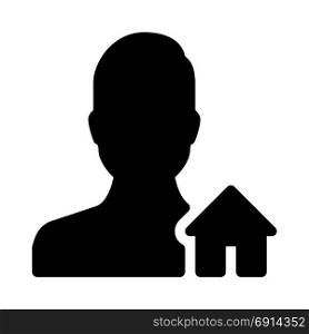 User House, icon on isolated background