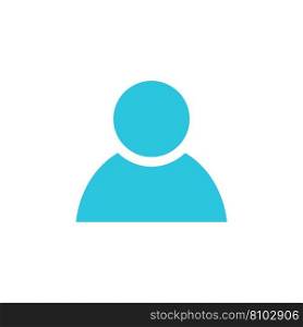User icon avatar people white background Vector Image