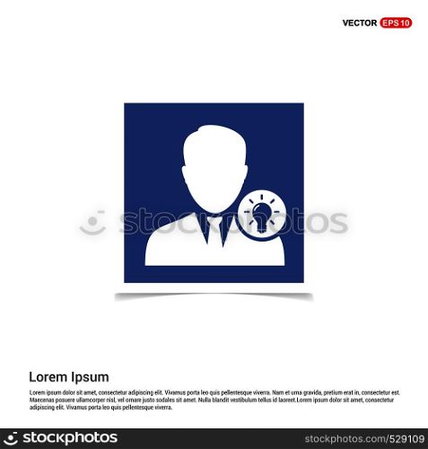 User Idea icon - Blue photo Frame