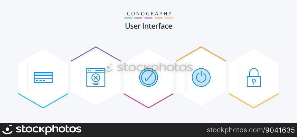 User Interface 25 Blue icon pack including ui. on. interface. interface. interface