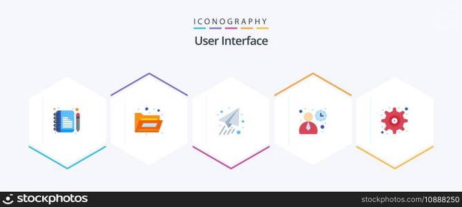 User Interface 25 Flat icon pack including . setting. plane. interface. user interface