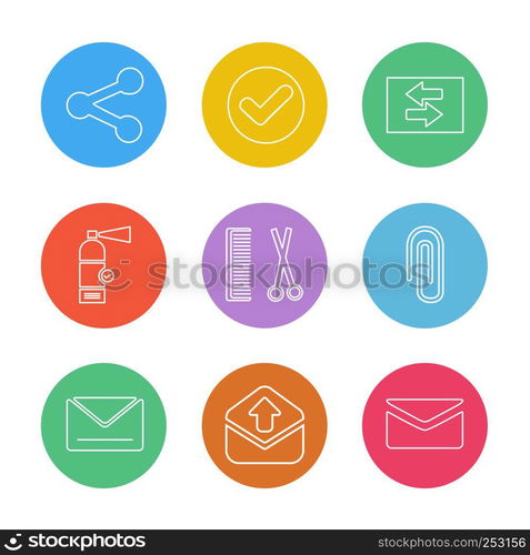 user interface , application icons , messages , books , icon, vector, design, flat, collection, style, creative, icons , download , upload , printer , menu , percentage , email ,