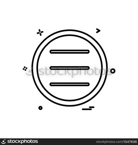 User interface button icon design vector