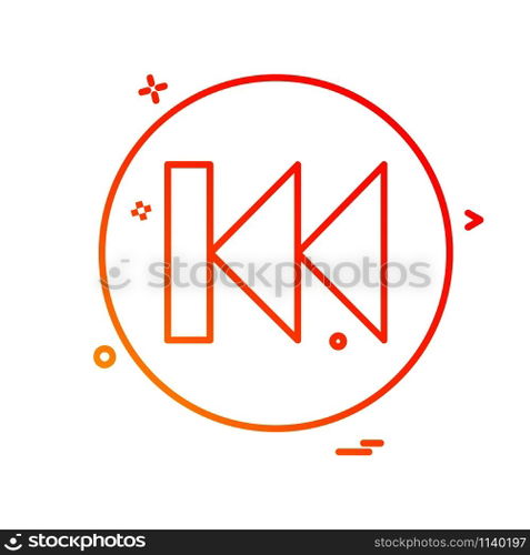 User Interface button icon design vector