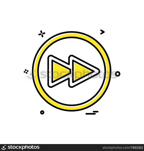 User interface button icon design vector