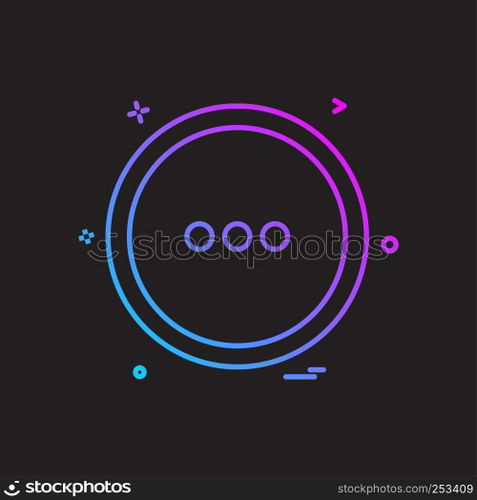 User interface button icon design vector