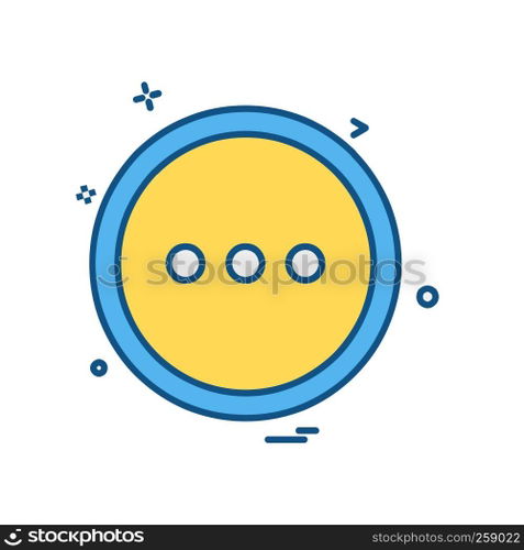 User Interface button icon design vector