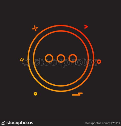 User interface button icon design vector