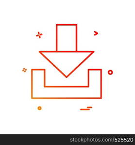 User interface button icon design vector