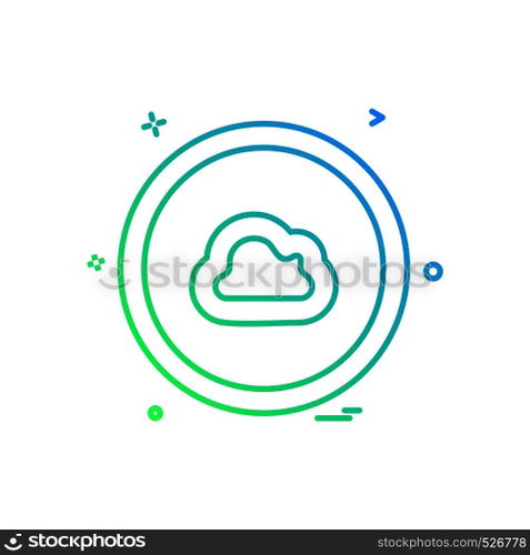 User interface button icon design vector