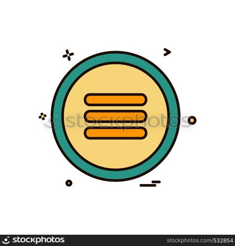 User interface button icon design vector