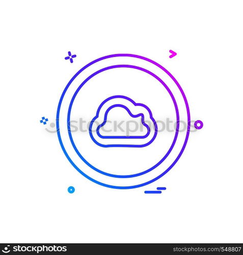 User interface button icon design vector