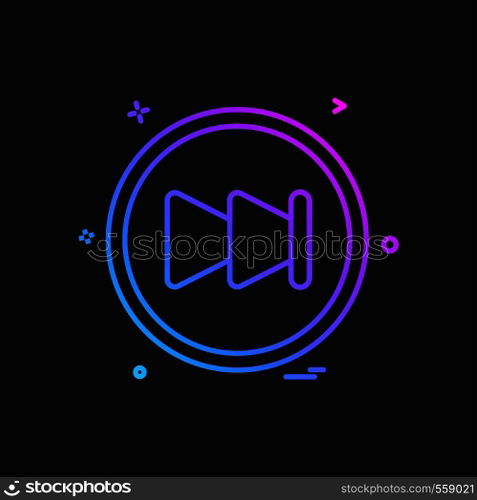 User interface button icon design vector