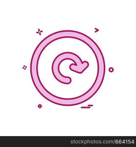 User interface button icon design vector
