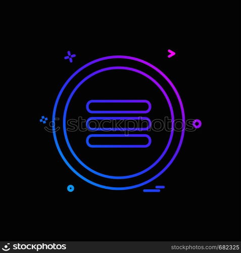 User interface button icon design vector