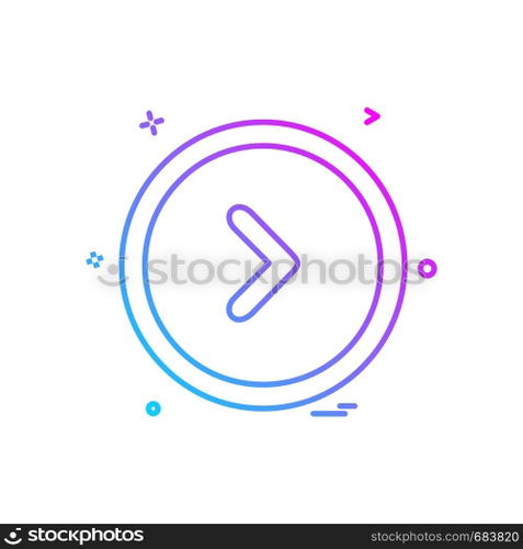 User interface button icon design vector