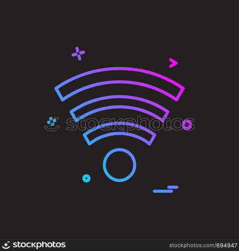 User Interface button icon design vector