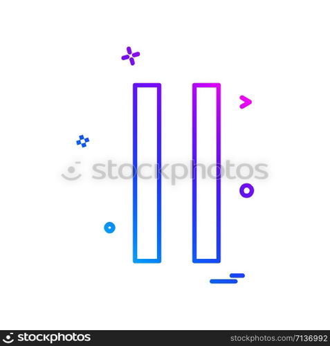 User Interface button icon design vector