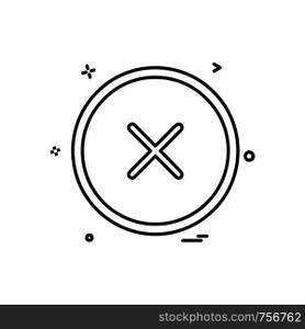 User interface button icon design vector